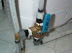 Single valve bypass in the normal flow position.